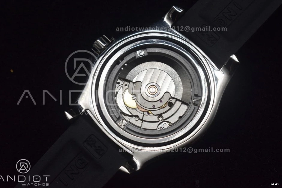 Edition Best 1:1 Dial Superocean 478 Black Bezel Resilient Strap A 44 TF Orange On Rubber Automatic Black 0814